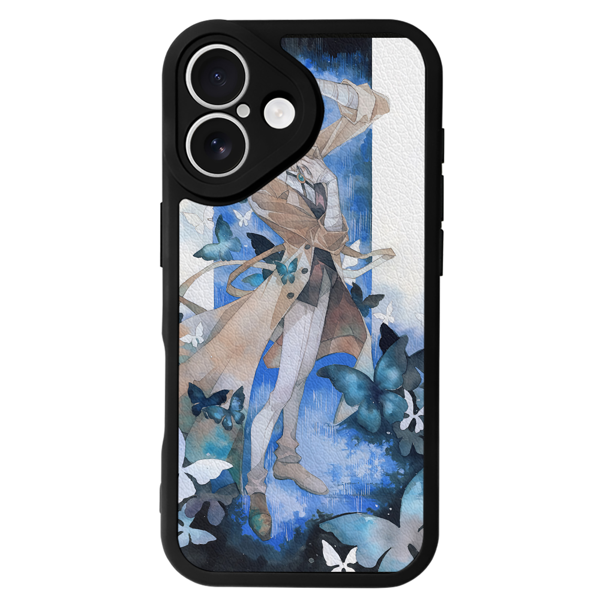 （画像用） 文豪ストレイドッグス Bungo Stray Dogs 【iPhone 16シリーズ対応】シリコンスマホケース（レザー調） 材質：シリコン